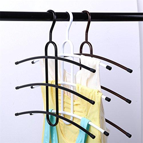 3PCS Multi-Purpose Cloth Rack, 3 Tier Cloth Hanger, (White)