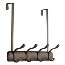 Save on interdesign bruschia over door storage rack organizer hooks for coats hats robes clothes or towels 4 dual hooks bronze