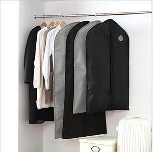 Kitchen garment bags suit bags with clear window for clothes storage and travel hanging suit uniform dance costumes dress and other important garments 3 pack black 128cm x 60cm 50 4x 23 6in