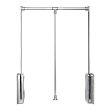 Amazon gimify pull down closet rod wardrobe lift organizer storage systerm hanger rod for hanging clothes space saving aluminum adjustable 32 68 42 28inch