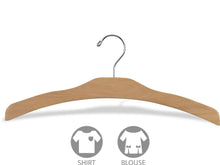 Exclusive the great american hanger company arched wooden top natural finish low profile 17 inch flat chrome swivel hook notches for hanging straps set of 50 clothes hanger hardware