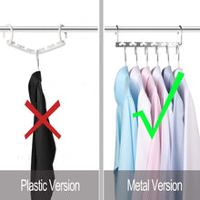 Select nice bloberey space saving hangers metal wonder magic cascading hanger 10 inch 6 x 2 slots closet clothing hanger organizers pack of 20