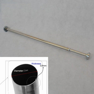 szdealhola Stainless Steel Extendable Tension Closet Rod Extender Hanging Pole Retractable