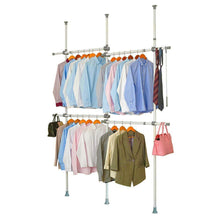 Best garment racks adjustable closet organizer with 440lb load heavy duty hang clothes rack for storage and display 55 x 97 expands to 102 x 119