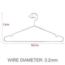 TIMMY Wire Hangers 40 Pack Stainless Steel Strong Metal Wire Hangers Clothes 16.5 Inch