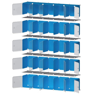 Select nice yozo modular closet cloth storage organizer portable kids wardrobe chest of drawer ube shelving unit multifunction toy cabinet bookshelf diy furniture pink 25 cubes