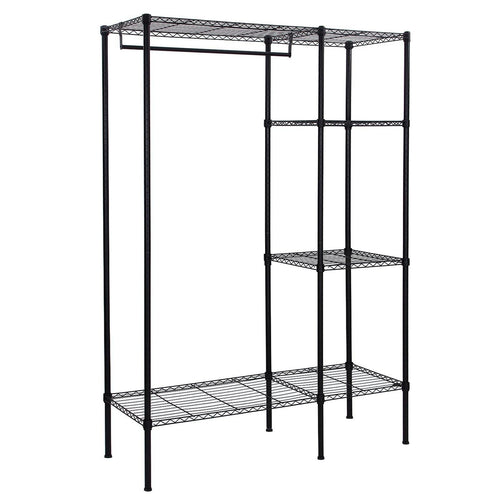 Top songmics extra large shelving garment rack heavy duty portable clothes wardrobe free standing closet storage organizer ulgr12p