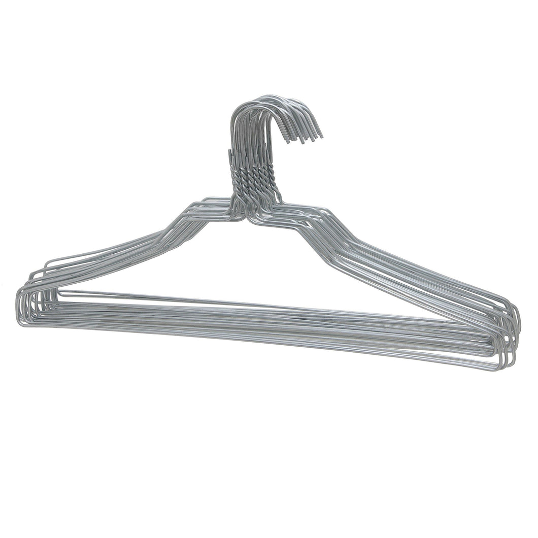 Order now briausa heavy duty 100 pack coat hangers 18 inch length 11 5 gauge thickness galvanized metal wire standard clothes hangers