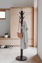 Featured umbra flapper coat rack clothing hanger umbrella holder and hat organizer great for entryway black walnut