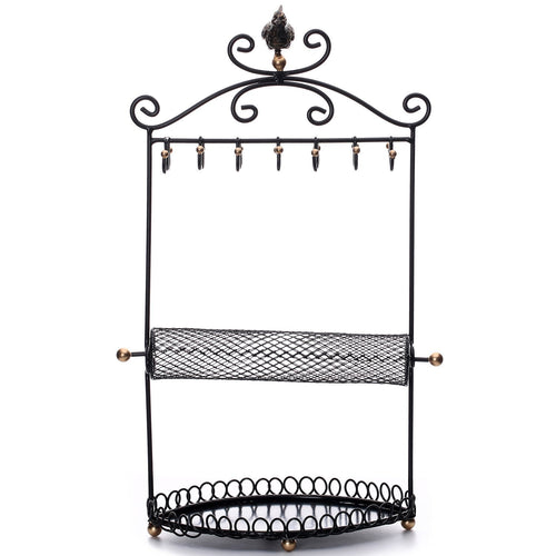 #COP3684BK Metal Jewelry Display Jewelry Stand Hanger Organizer