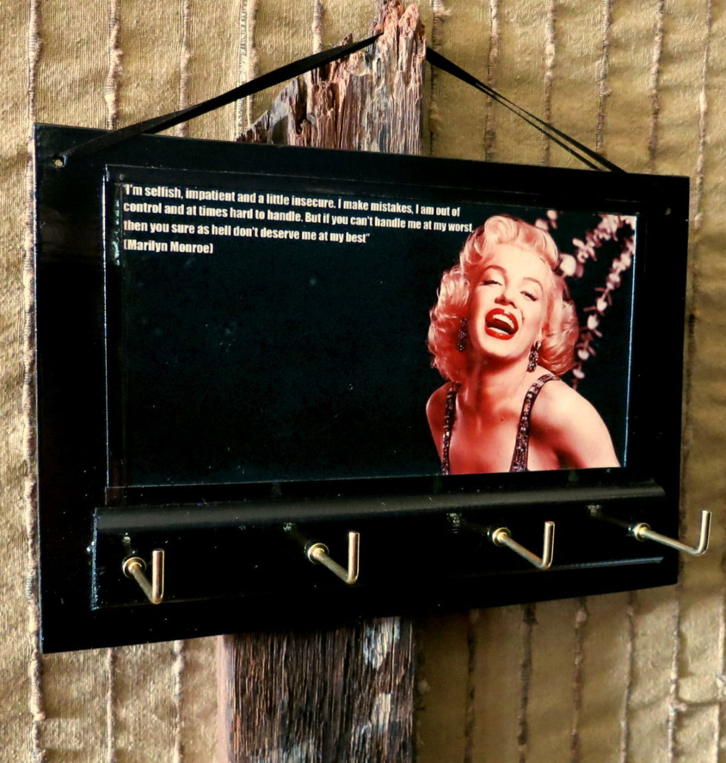 Marilyn Monroe Quote Key Rack