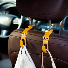 2Pcs/lot Cute Cat Car Back Seat Hanger Storage Hook Car Accessories Sundries Hanger Organizer Holder